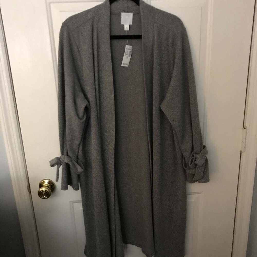 Grey duster